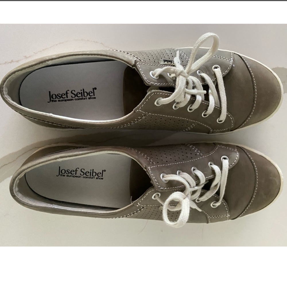 New JOSEF SEIBEL Caspian Leather Sneaker - Picture 4 of 14